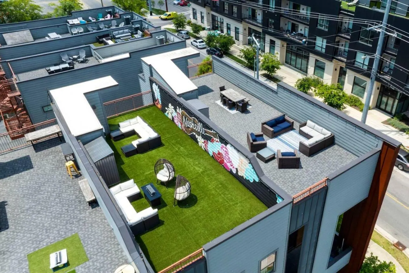 Nashvista Townhome Downtown Views 10 Comfy Beds 내슈빌 펜션